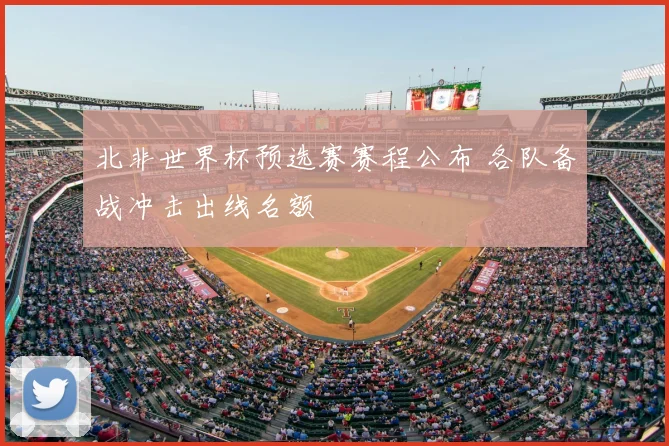 北非世界杯预选赛赛程公布 各队备战冲击出线名额