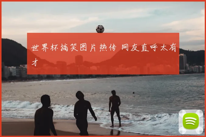 世界杯搞笑图片热传 网友直呼太有才